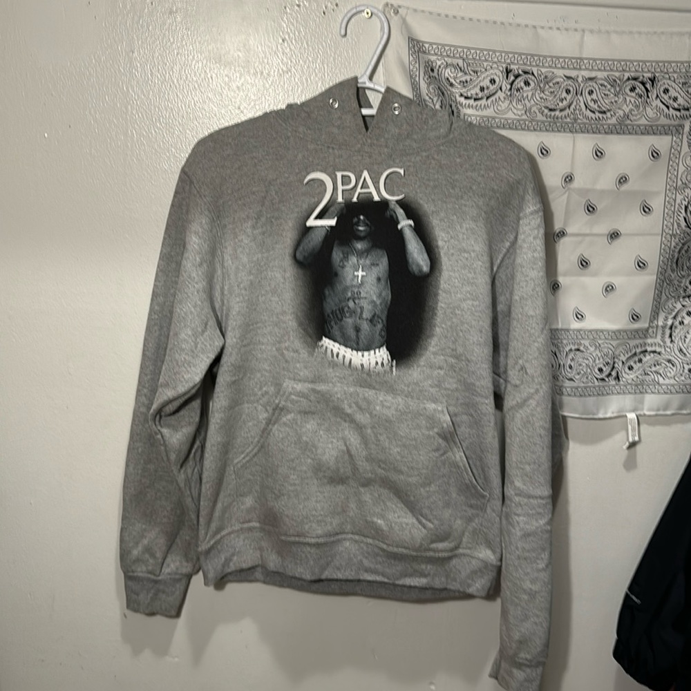 Tupac “2pac” Grey Hoodie
